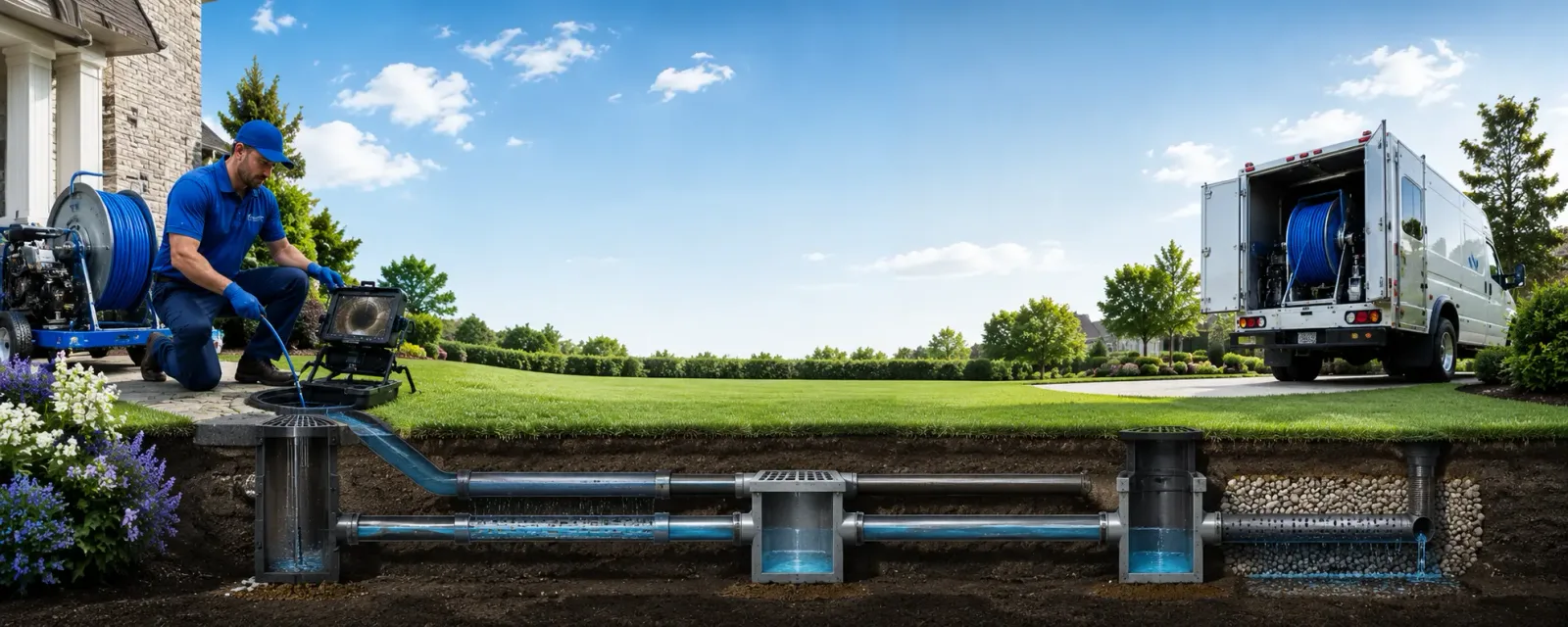Outdoor drain cleaning information for Mcdermott, OH